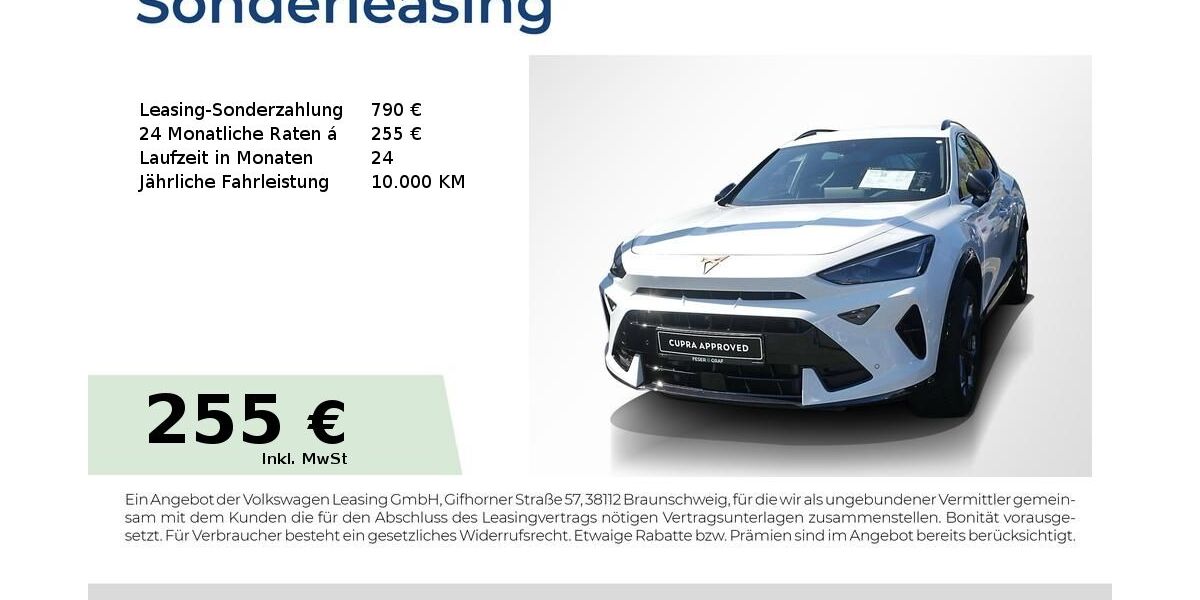 Cupra Formentor 21.350 km 34.750 &euro; Lauf an der Pegnitz 91207