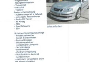 Saab 9-3 118.000 km 15.000 &euro; Leinburg 91227