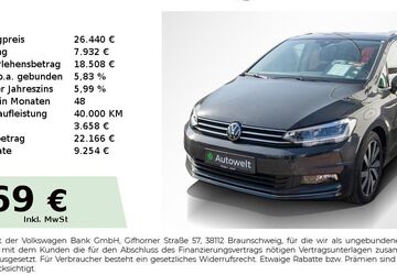VW Touran 100.550 km 26.440 &euro; Nürnberg 90431