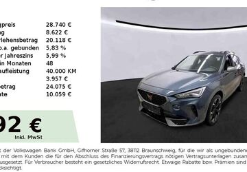 Cupra Formentor 31.650 km 28.740 &euro; Nürnberg 90431