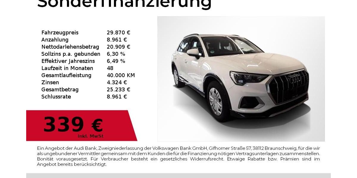 Audi Q3 31.700 km 28.680 &euro; Nürnberg 90411