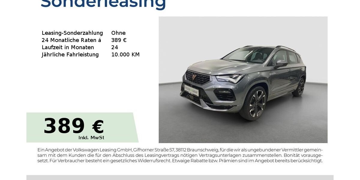 Cupra Ateca 26.400 km 37.480 &euro; Fürth 90763