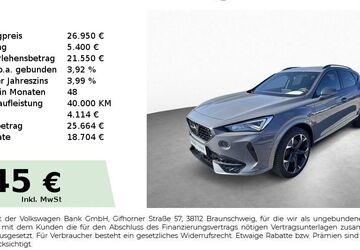 Cupra Formentor 6.950 km 26.950 &euro; Schwabach 91126