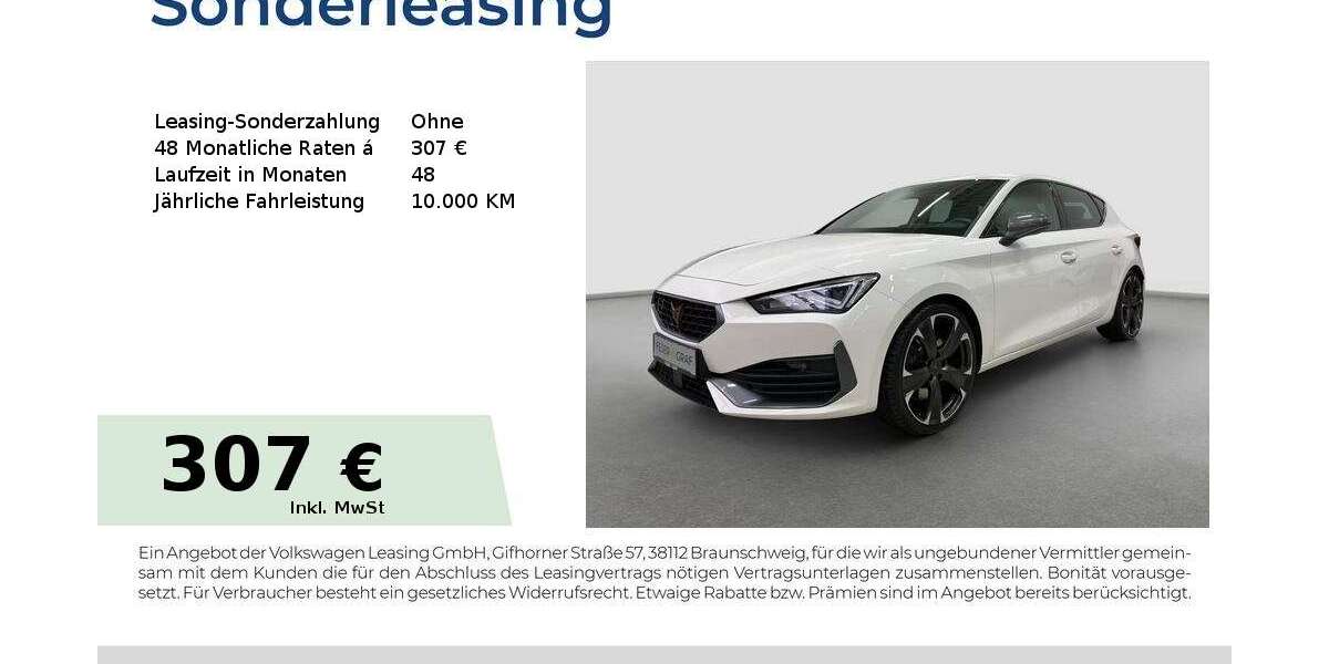 Cupra Leon 48.500 km 26.980 &euro; Fürth 90763