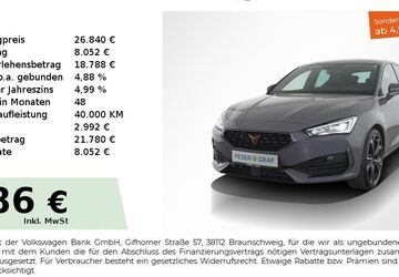 Cupra Leon 24.450 km 26.840 &euro; Nürnberg 90441