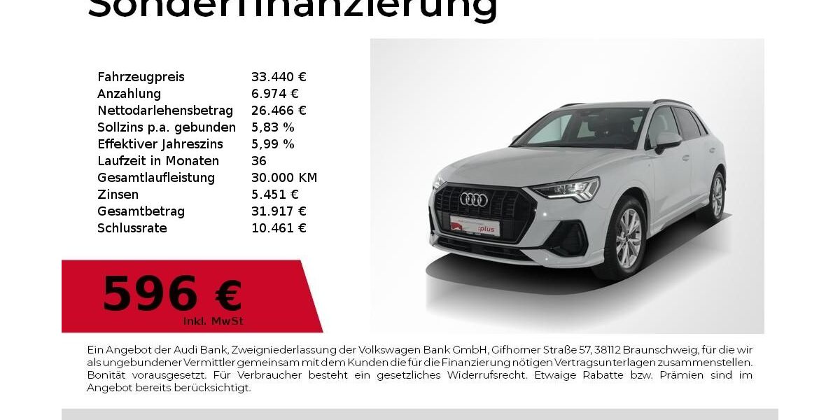 Audi Q3 24.400 km 33.440 &euro; Nürnberg 90441