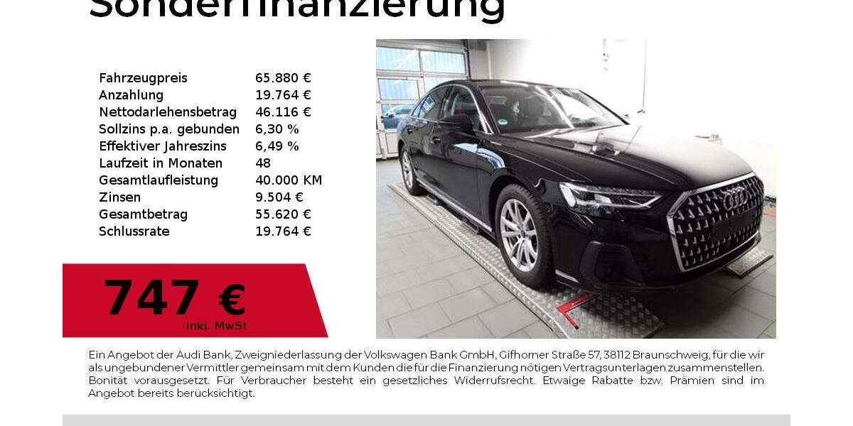 Audi A8 39.800 km 65.880 &euro; Nürnberg 90411