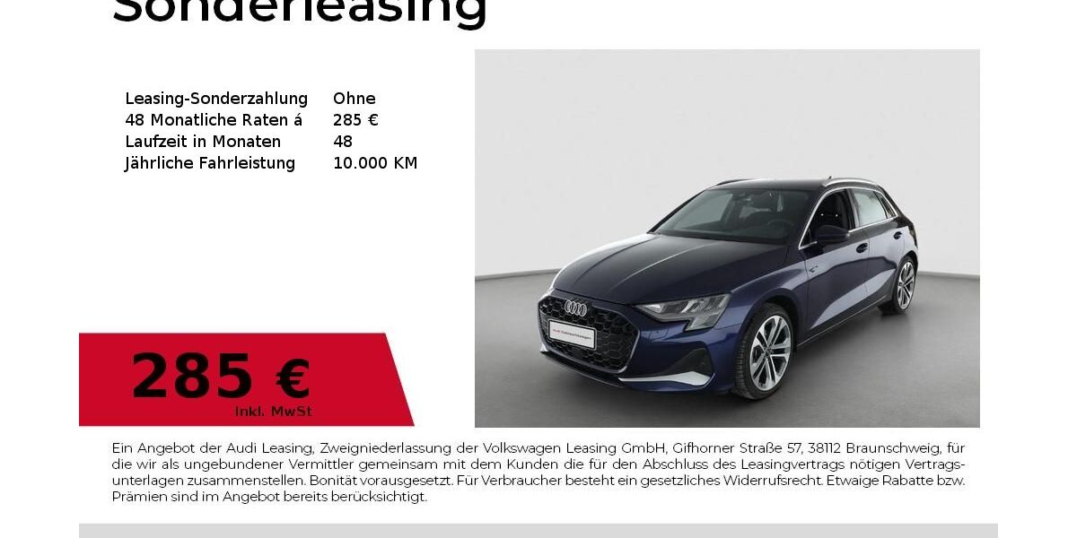 Audi A3 6.900 km 31.980 &euro; Nürnberg 90411