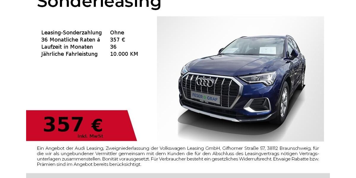 Audi Q3 19.134 km 37.640 &euro; Erlangen 91058