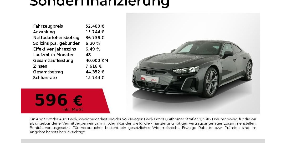 Audi e-tron GT 22.500 km 49.680 &euro; Nürnberg 90411