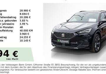 Seat Tarraco 103.950 km 28.440 &euro; Nürnberg 90431