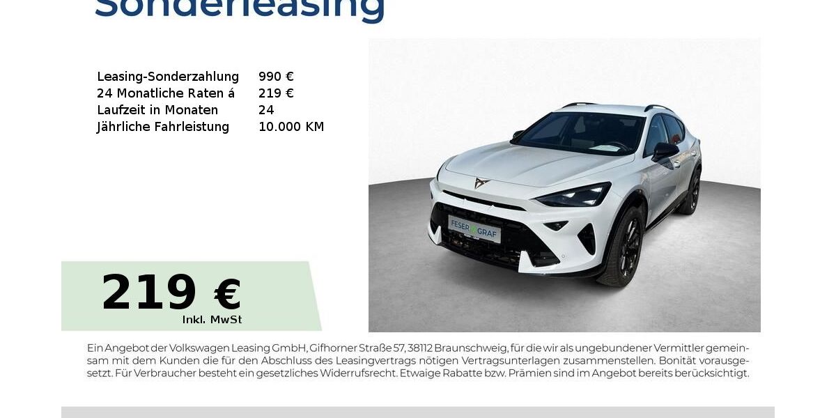 Cupra Formentor 26.450 km 30.850 &euro; Schwabach 91126