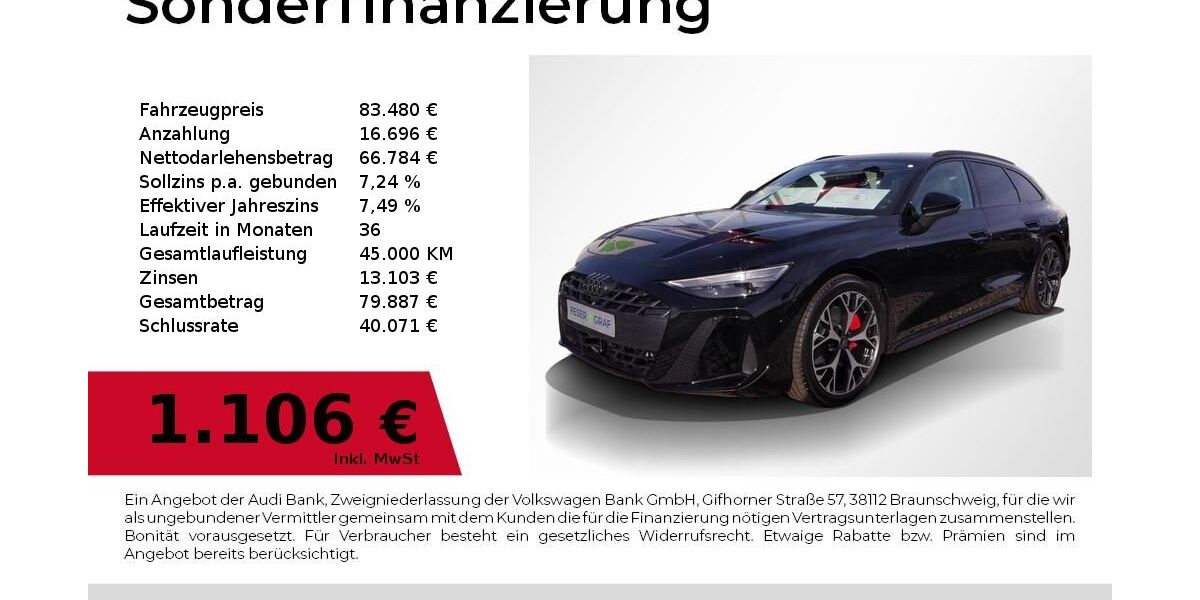 Audi A6 4.900 km 83.480 &euro; Fürth 90763