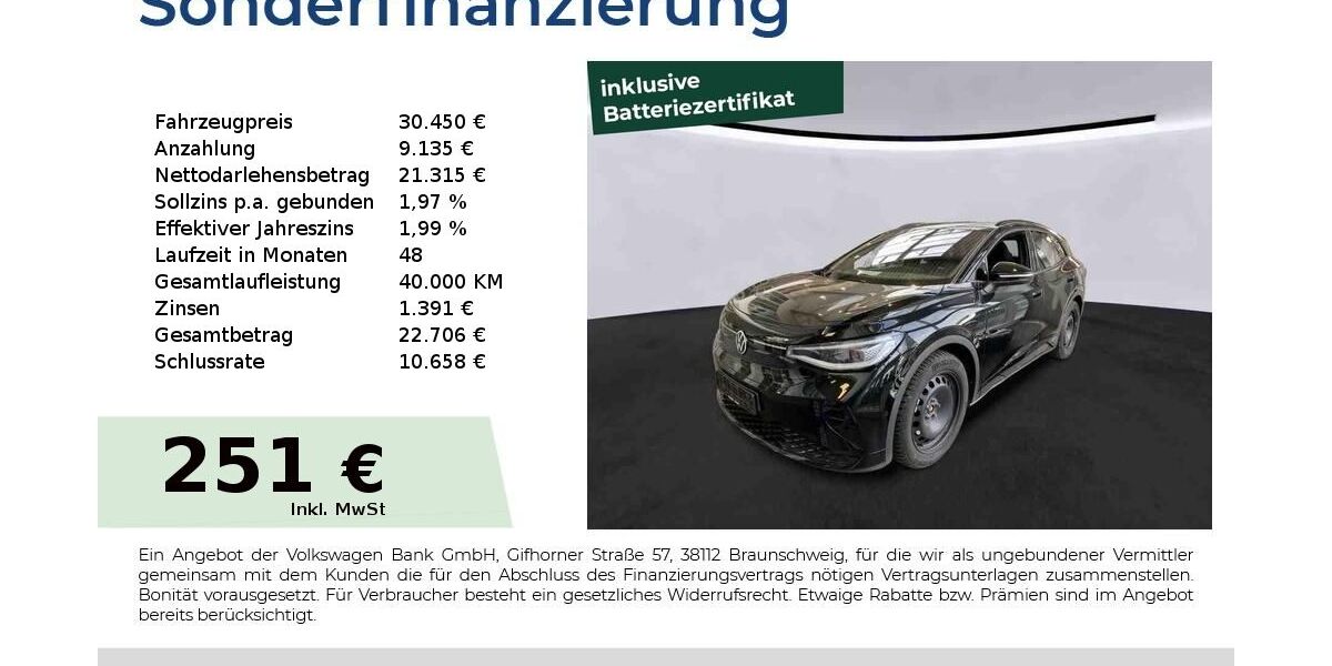 VW ID.4 47.350 km 31.450 &euro; Nürnberg 90431