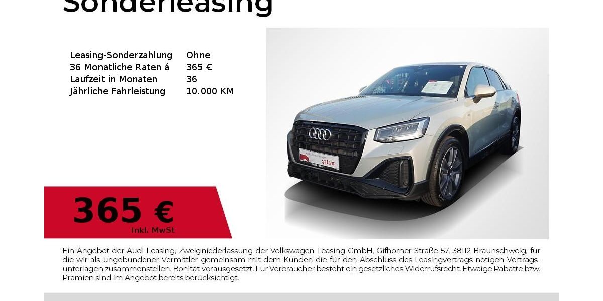 Audi Q2 6.989 km 35.980 &euro; Lauf an der Pegnitz 91207