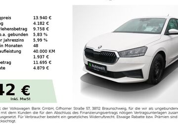 Skoda Fabia 64.450 km 13.940 &euro; Nürnberg 90431