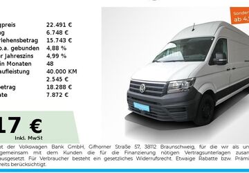 VW Crafter 142.550 km 22.491 &euro; Nürnberg 90441
