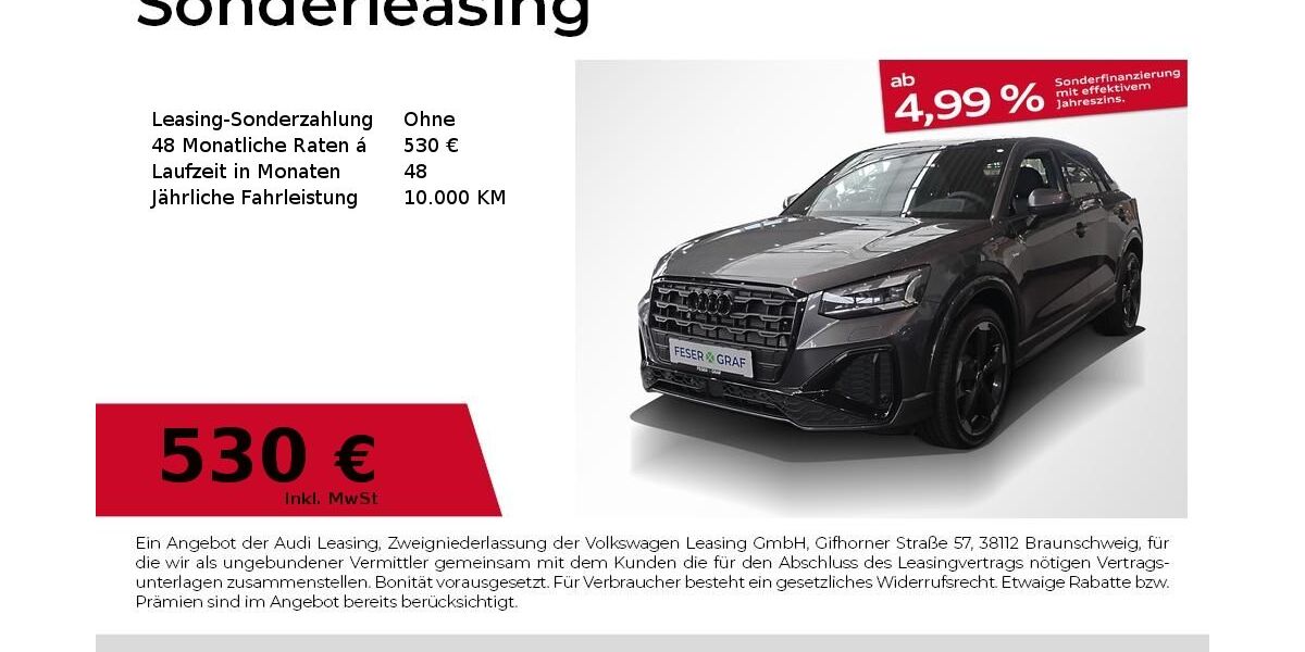 Audi Q2 4.900 km 43.980 &euro; Fürth 90763