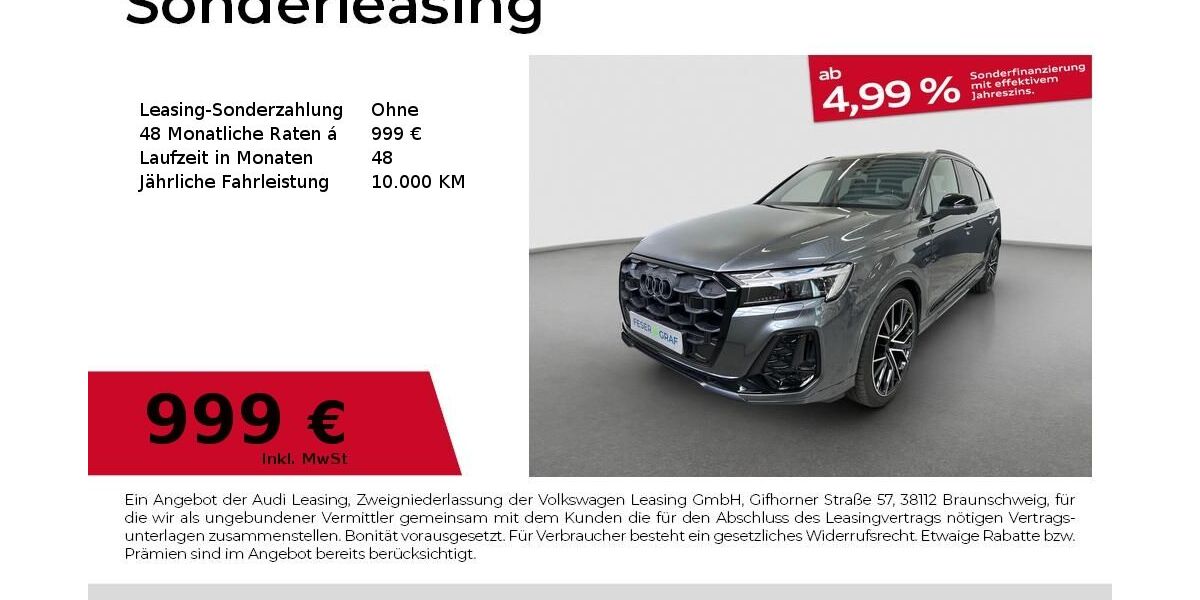 Audi Q7 6.963 km 92.980 &euro; Fürth 90763