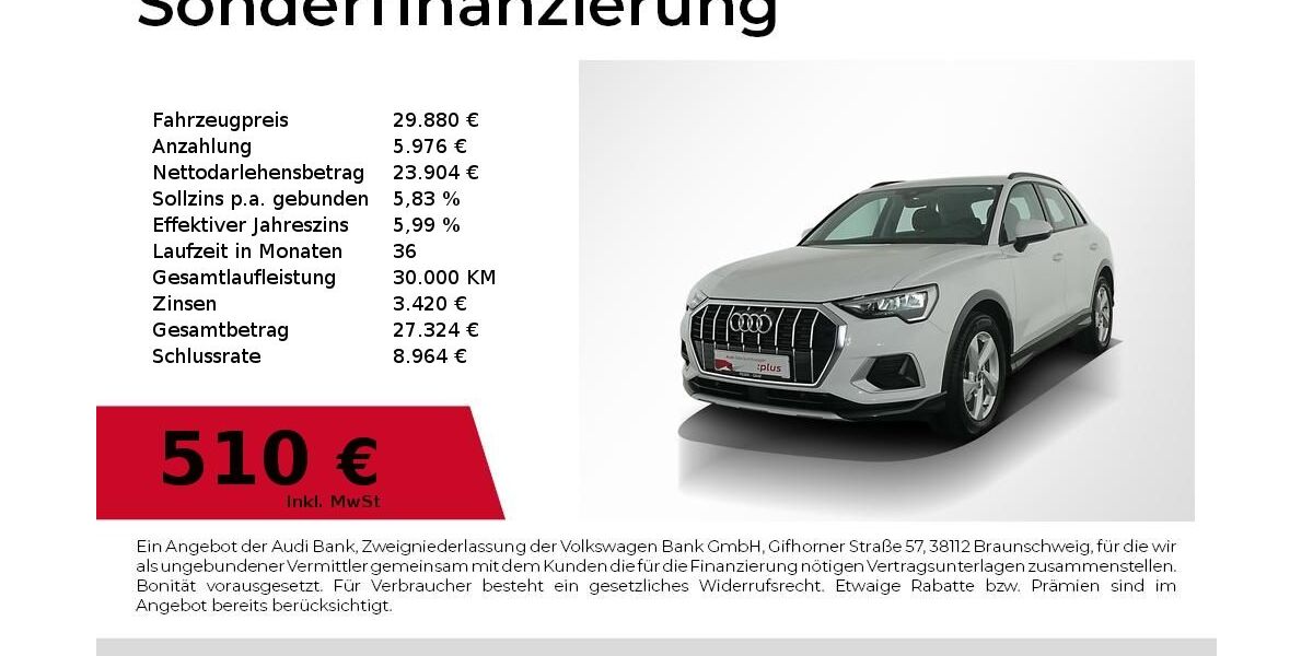 Audi Q3 46.011 km 28.690 &euro; Nürnberg 90441