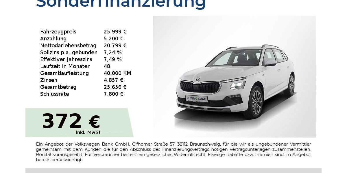 Skoda Kamiq 9.900 km 25.770 &euro; Nürnberg 90441