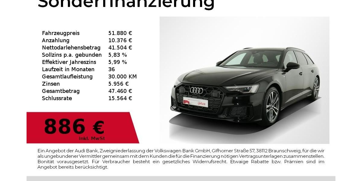 Audi A6 9.525 km 49.880 &euro; Nürnberg 90441