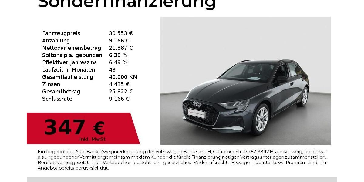 Audi A3 15.200 km 28.480 &euro; Nürnberg 90411