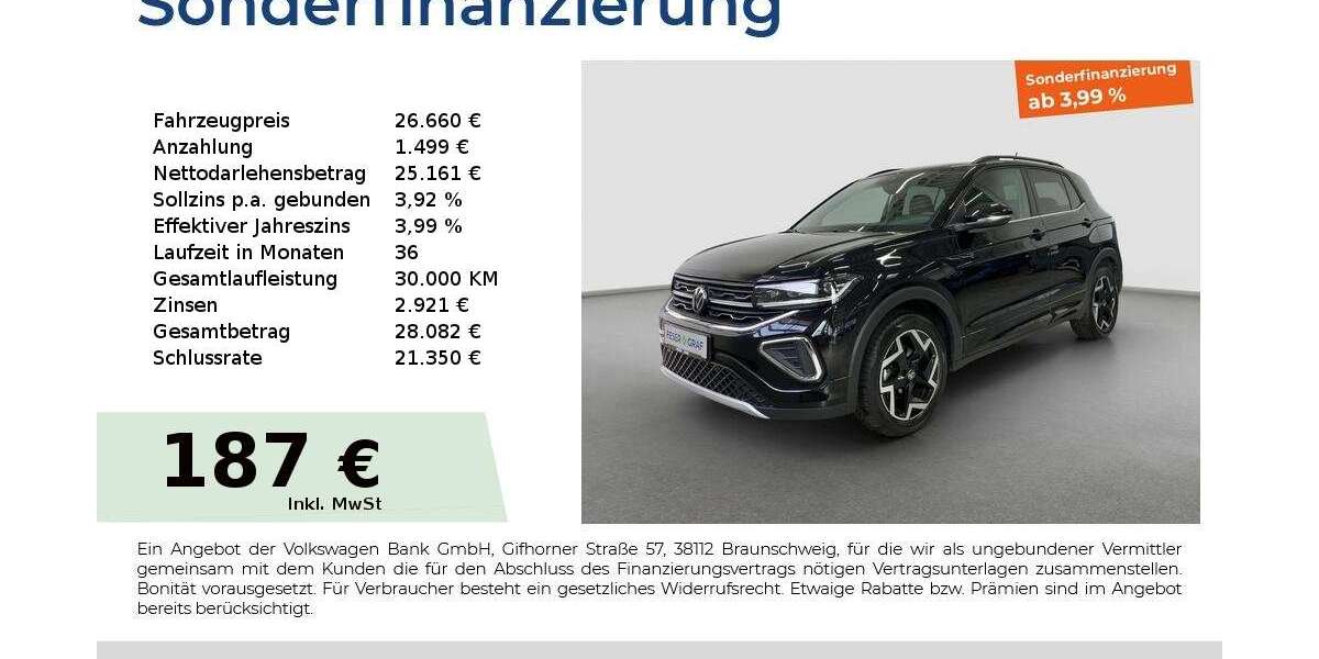 VW T-Cross 25.335 km 25.990 &euro; Fürth 90763