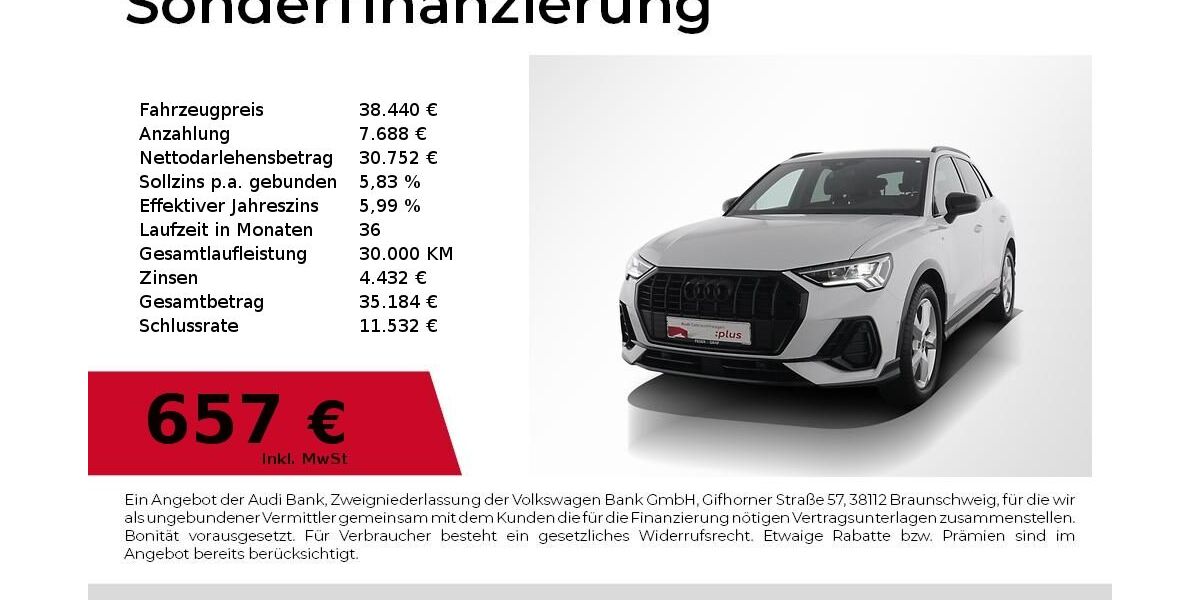Audi Q3 9.050 km 37.440 &euro; Nürnberg 90441