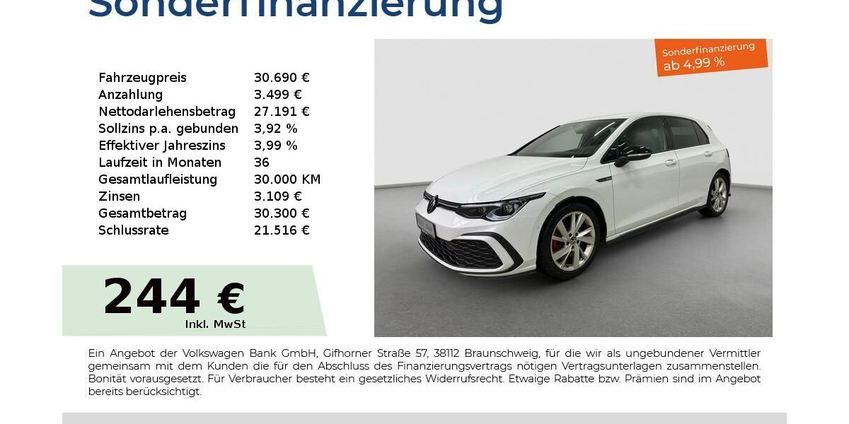 VW Golf 46.900 km 30.290 &euro; Fürth 90763