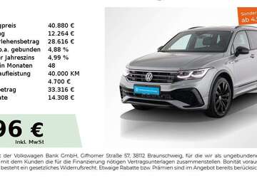 VW Tiguan Allspace 17.550 km 40.880 &euro; Nürnberg 90441