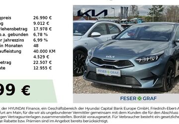 Kia ceed / Ceed 19.502 km 26.990 &euro; Roth 91154