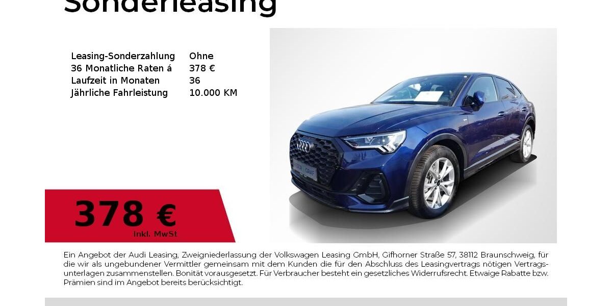 Audi Q3 15.849 km 41.440 &euro; Erlangen 91058