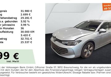 VW Passat 12.010 km 31.980 &euro; Fürth 90763