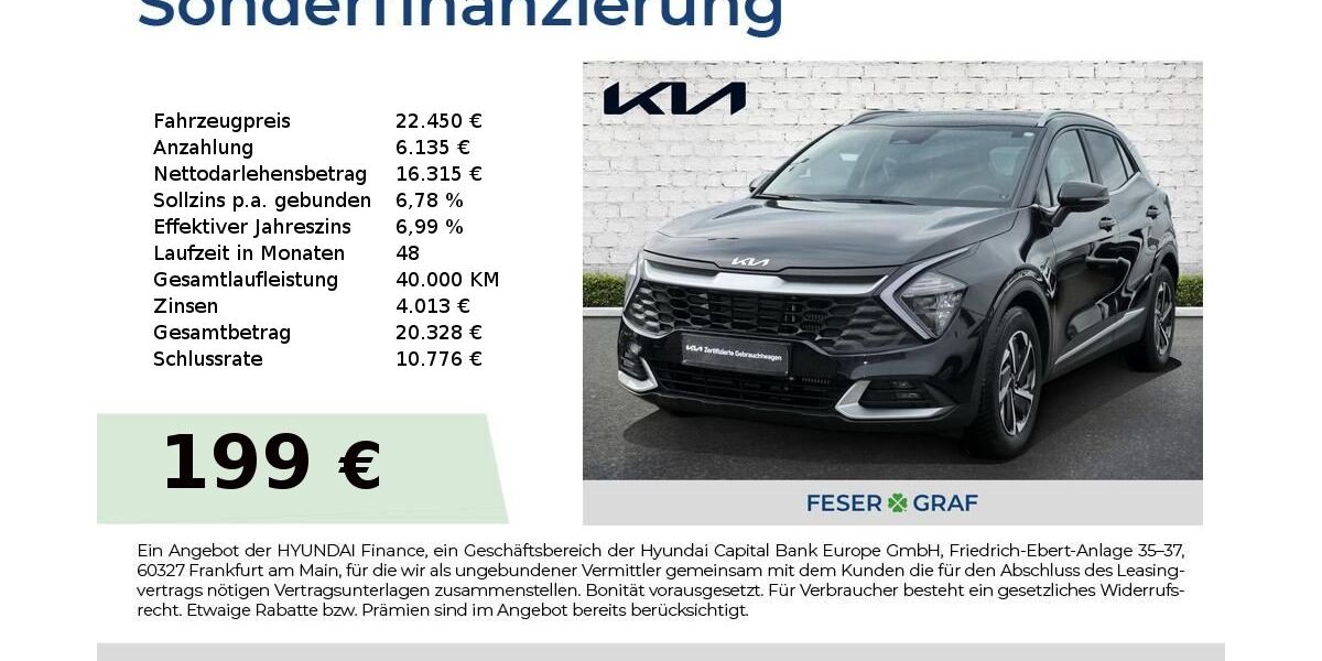 Kia Sportage 41.500 km 22.450 &euro; Roth 91154