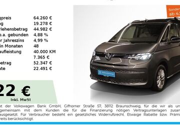 VW T7 California 17.250 km 62.475 &euro; Nürnberg 90441