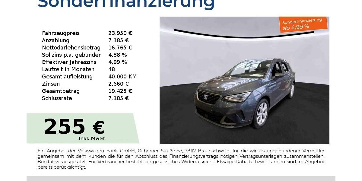 Seat Arona 20.250 km 23.950 &euro; Nürnberg 90441