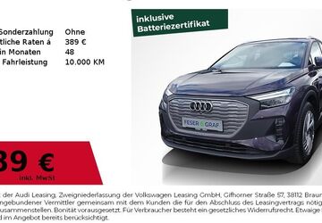 Audi Q4 e-tron 7.276 km 41.940 &euro; Erlangen 91058