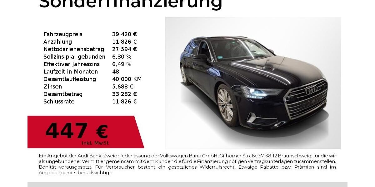 Audi A6 40.800 km 39.420 &euro; Nürnberg 90411