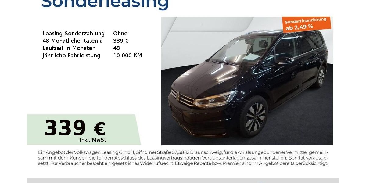 VW Touran 25.547 km 33.504 &euro; Nürnberg 90411