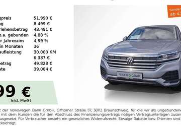 VW Touareg 18.660 km 51.990 &euro; Fürth 90763