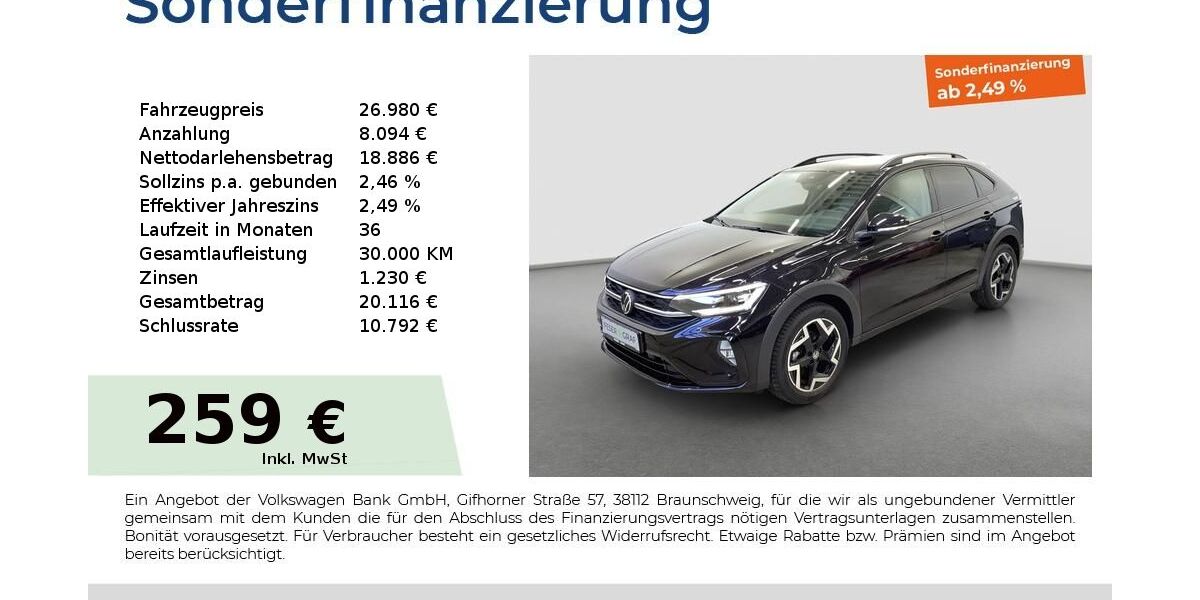 VW Taigo 24.130 km 26.980 &euro; Fürth 90763
