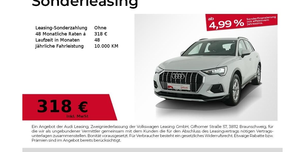 Audi Q3 18.855 km 35.470 &euro; Nürnberg 90441