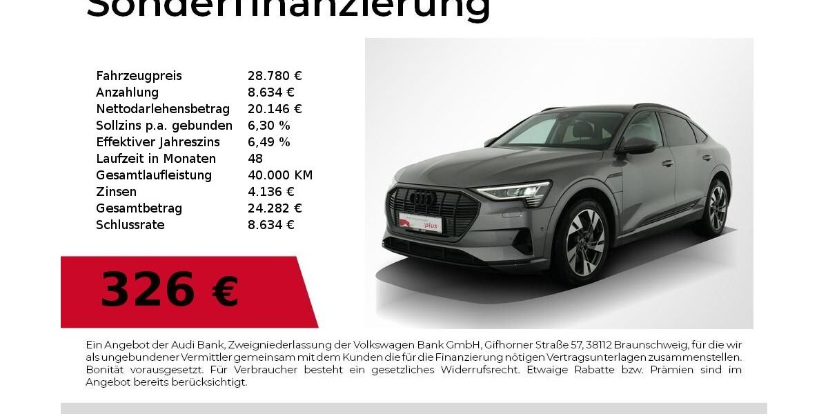 Audi e-tron 80.600 km 28.780 &euro; Nürnberg 90411