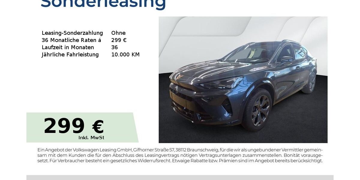 Cupra Formentor 22.050 km 34.390 &euro; Forchheim 91301