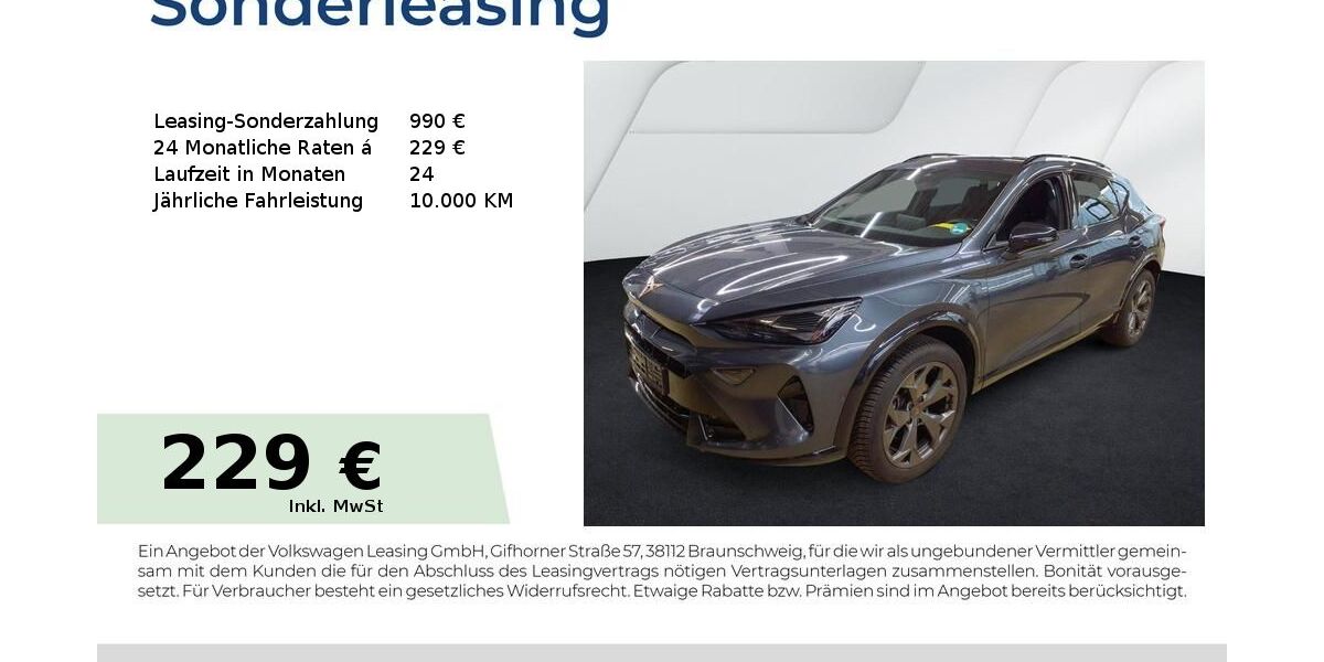 Cupra Formentor 20.500 km 33.950 &euro; Roth 91154