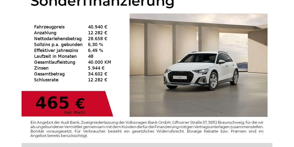 Audi A3 5.000 km 39.940 &euro; Nürnberg 90411