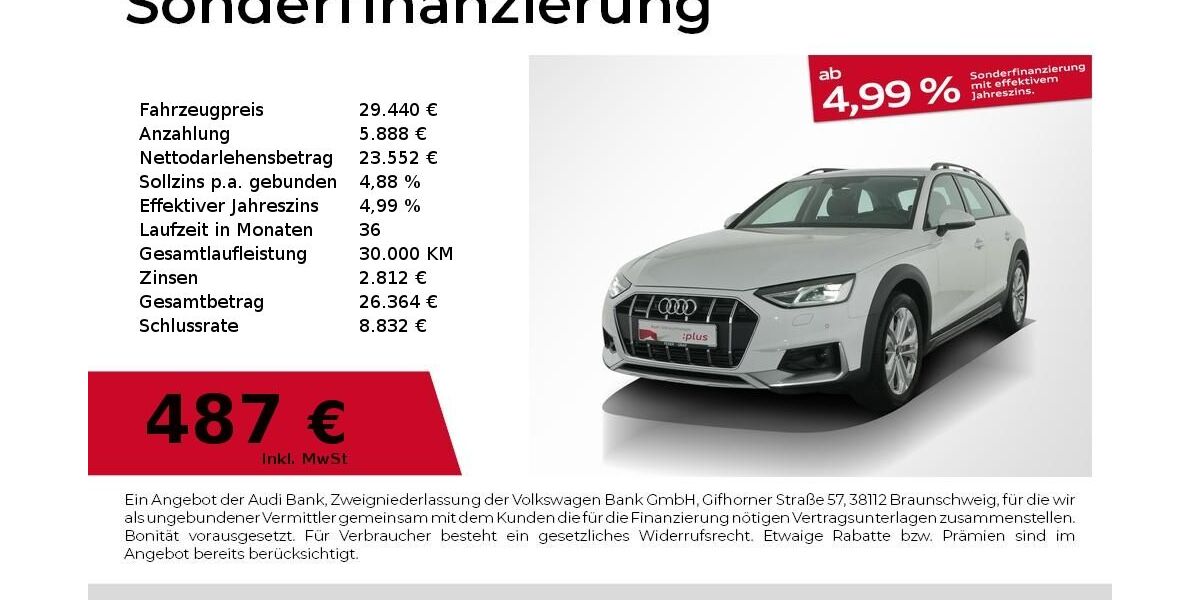 Audi A4 Allroad 44.700 km 29.440 &euro; Nürnberg 90441