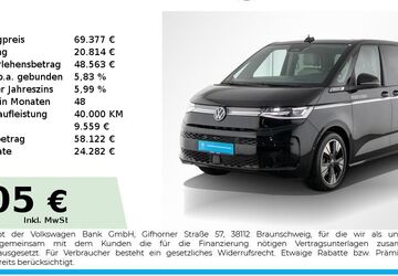 VW T7 Multivan 19.950 km 69.615 &euro; Nürnberg 90441