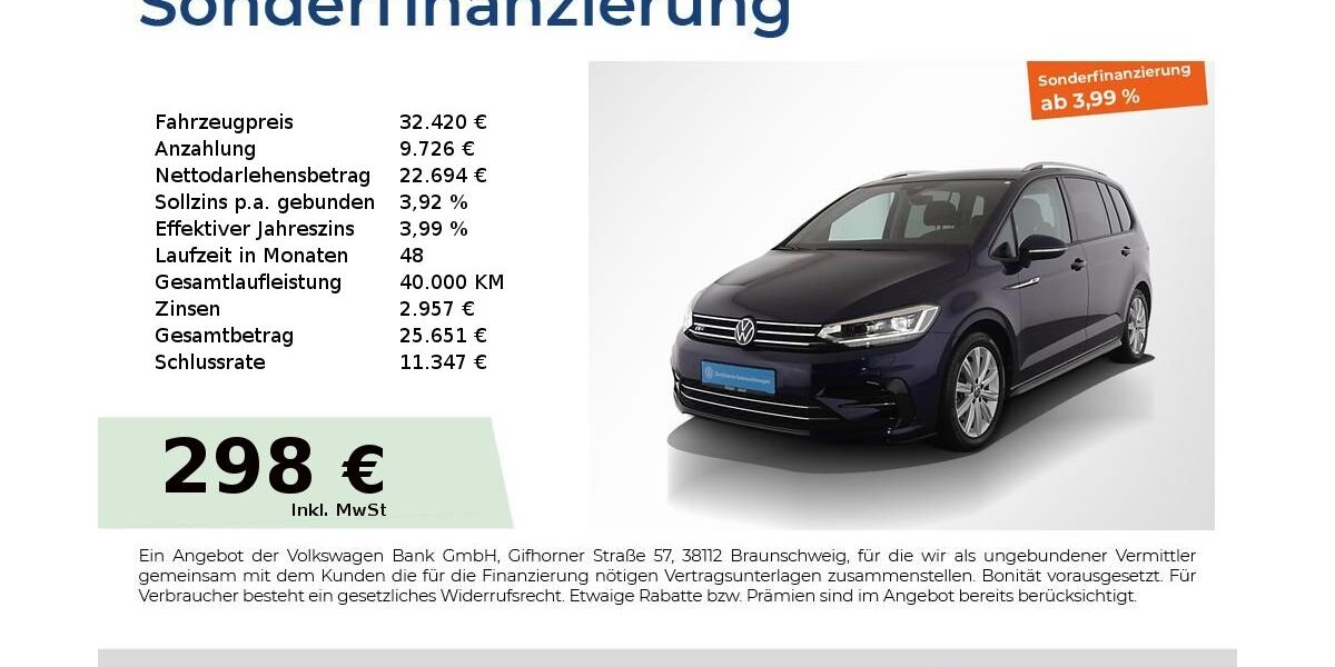 VW Touran 25.450 km 31.570 &euro; Nürnberg 90441